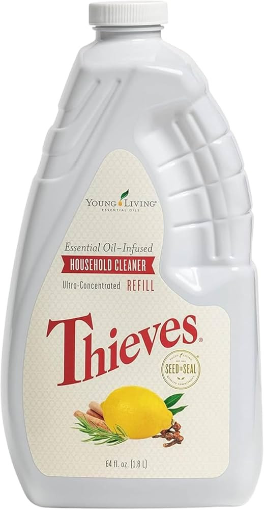 Young Living Thieves Household Cleaner Refill | 64 fl oz | All-Surface Home Cleaner | Plant-Based... | Amazon (US)