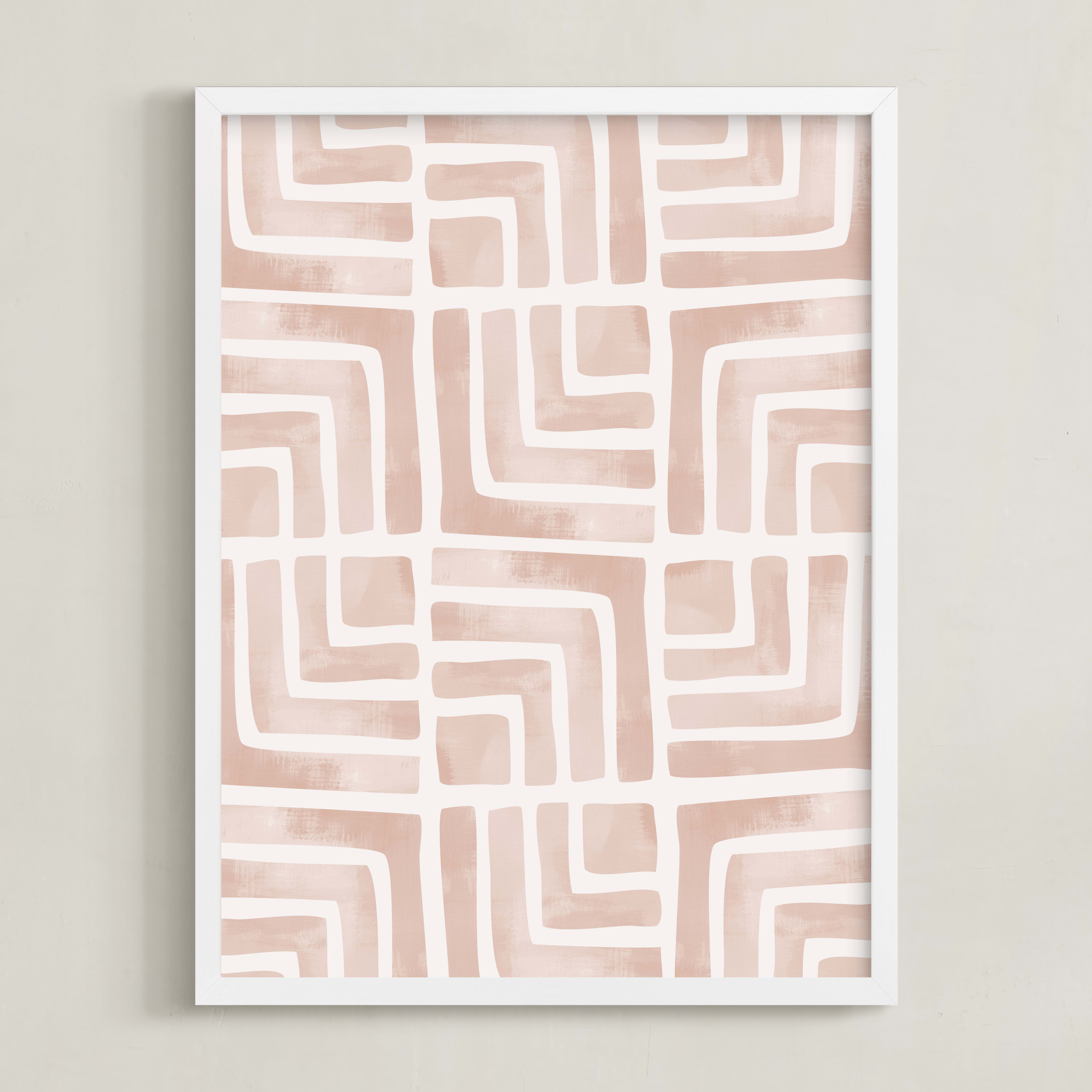 "Painted Geo" - Painting Limited Edition Art Print by Iveta Angelova. | Minted