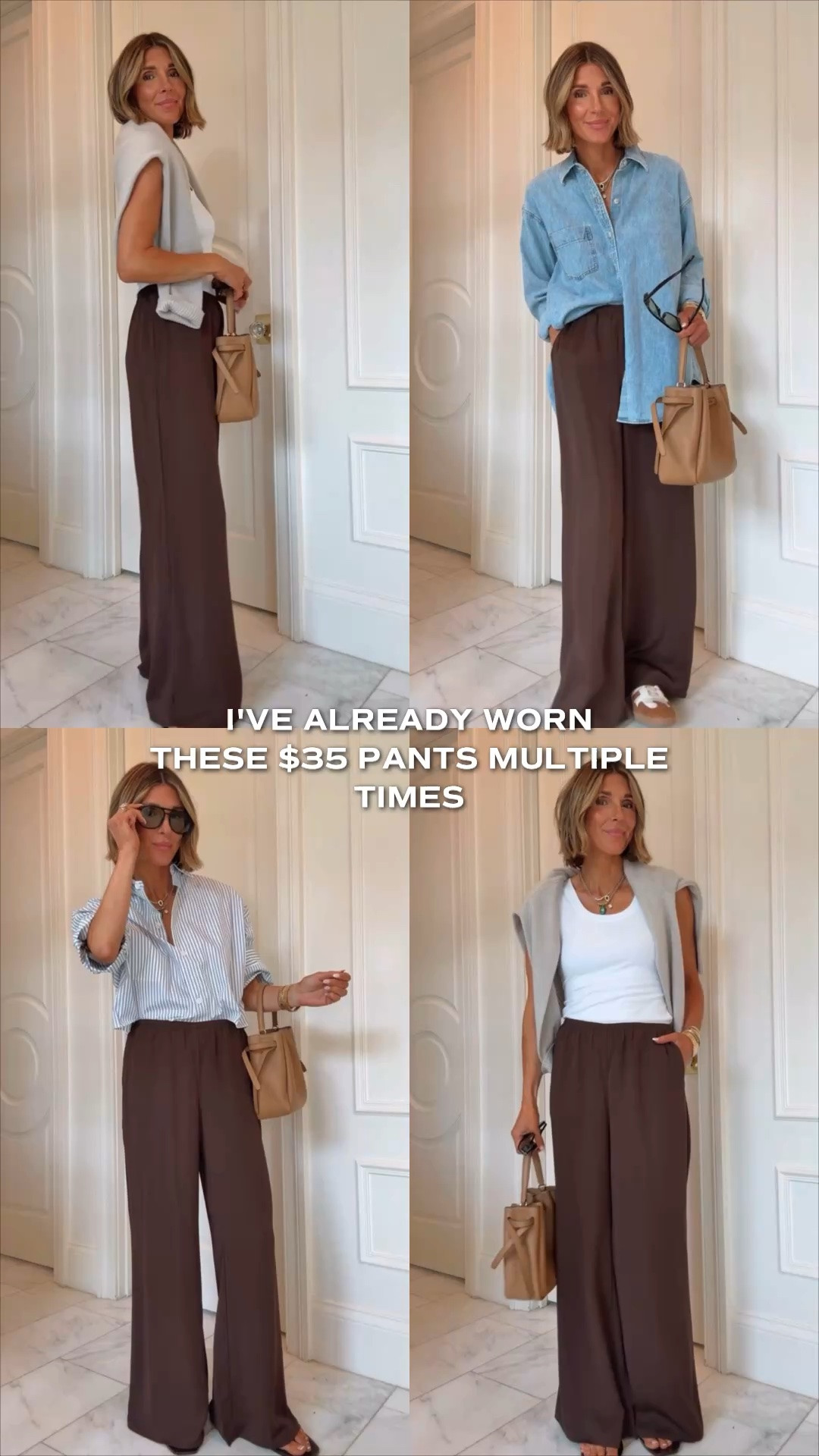 Love these target wide leg pants. I'm wearing size xs these fit tts