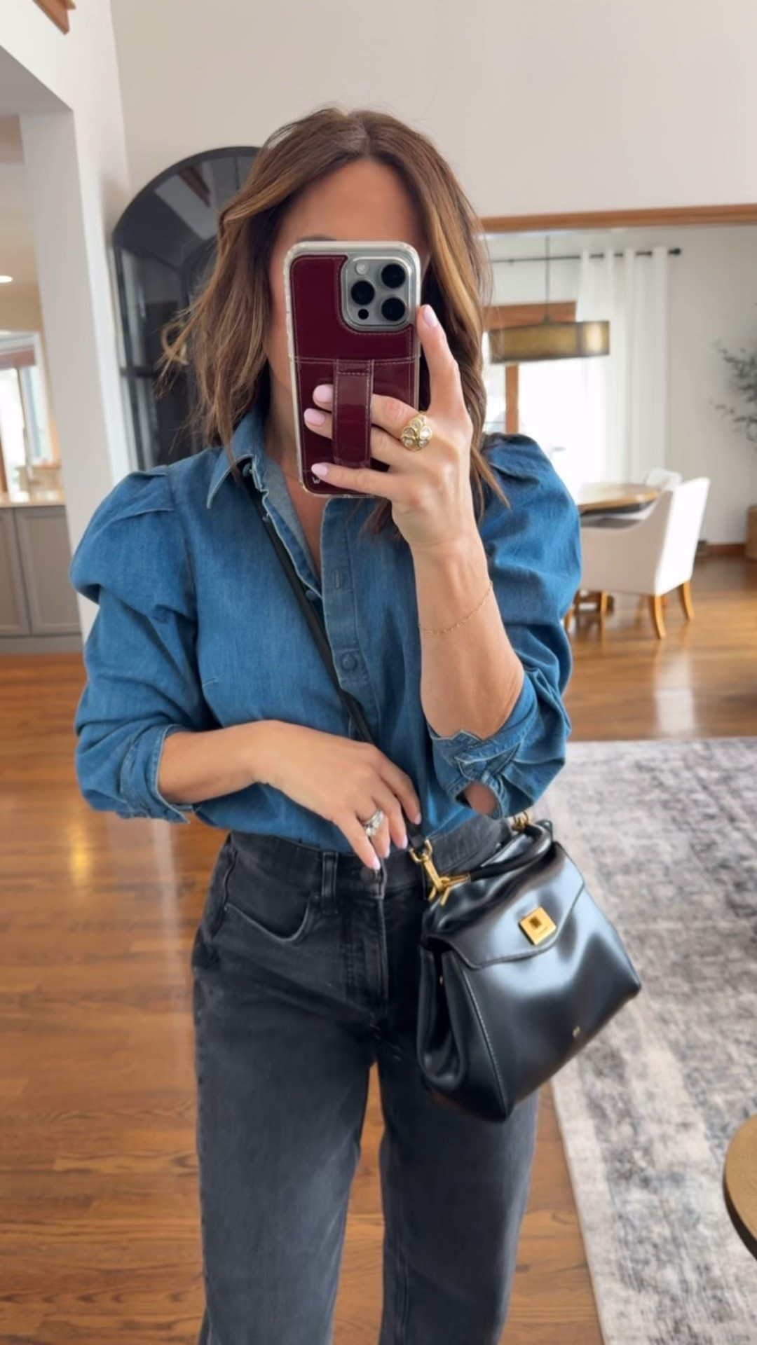 All denim 🫶🏻
XS top
XS regular in jeans
Sneakers down one size 

#LTKOver40 #LTKSeasonal