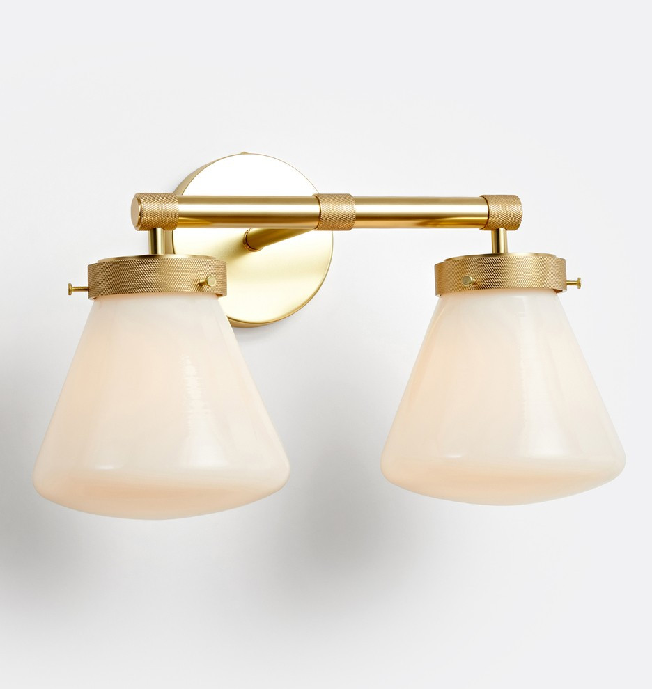 Trask 3-1/4" Fitter Double Sconce | Rejuvenation