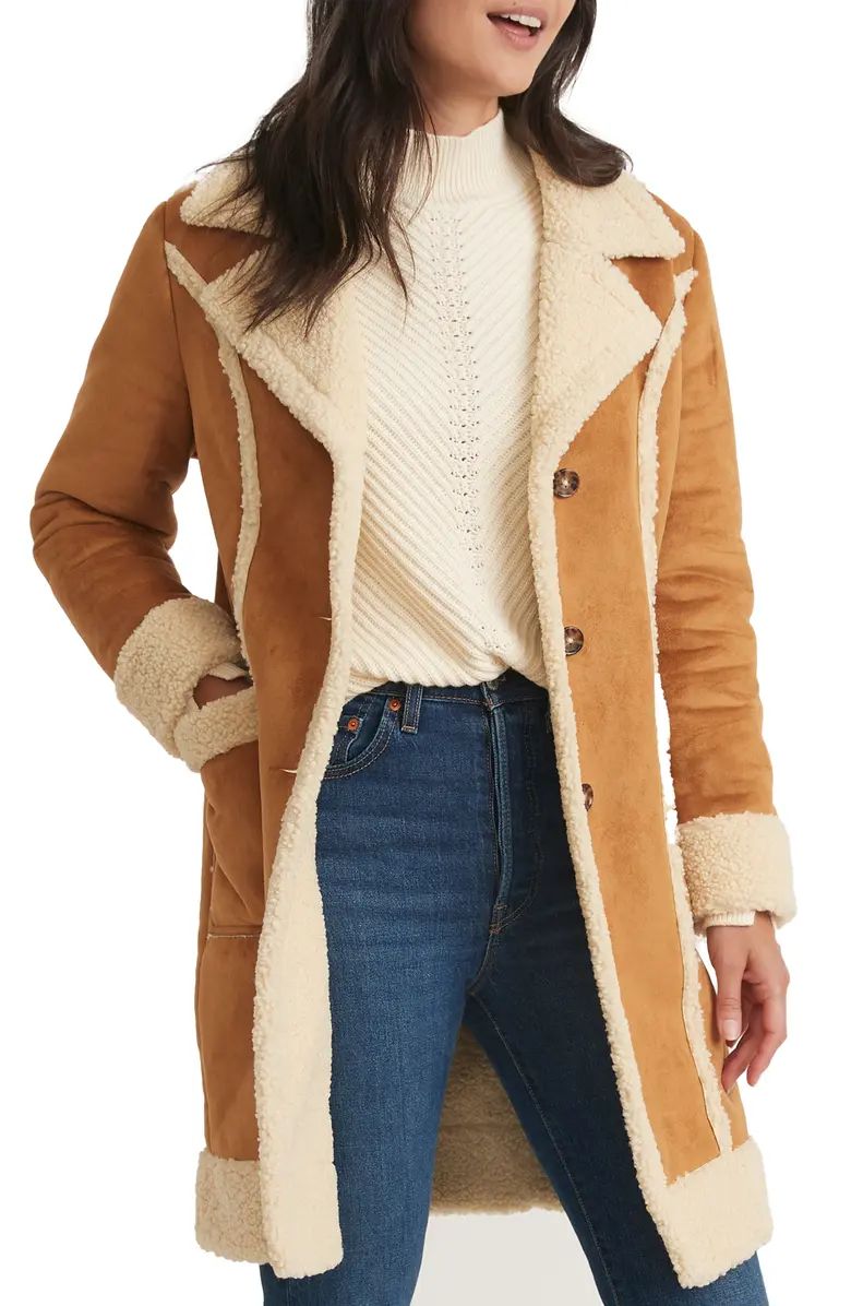 Faux Shearling Coat | Nordstrom