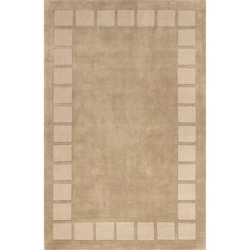 Arvin Olano x Rugs USA Petra High Low Wool Blend Area Rug | Wayfair North America