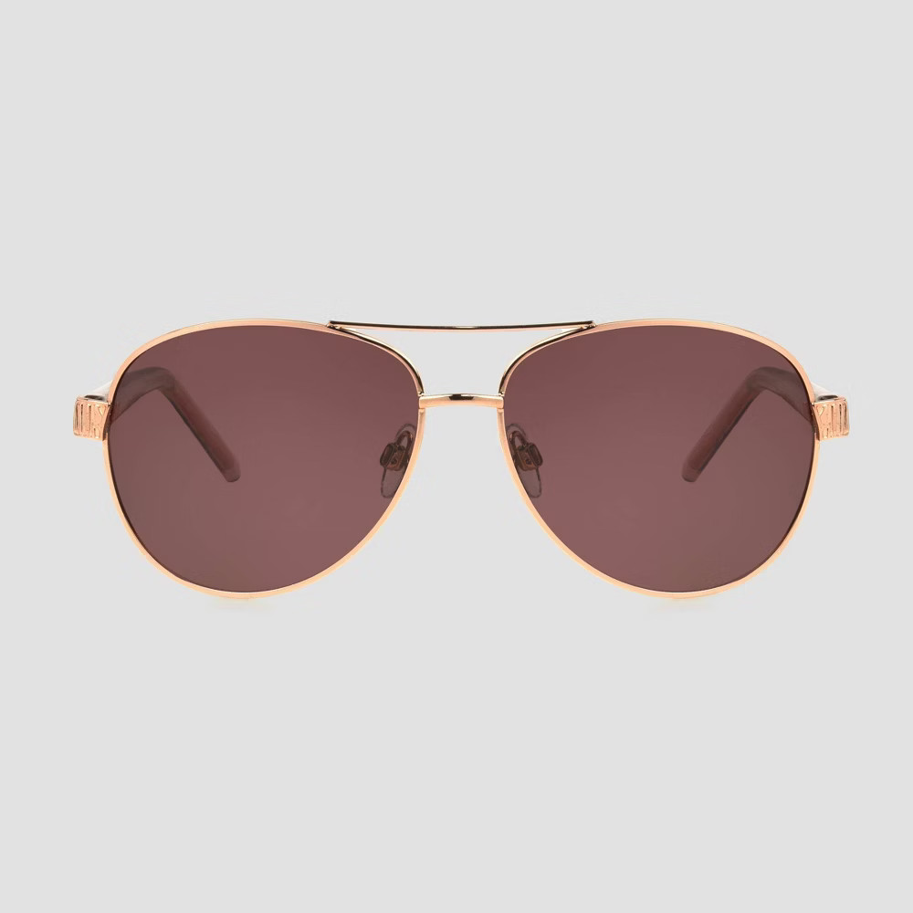 Women' Aviator unglae with Polarized Lene - A New Day™ Roe Gold | Target