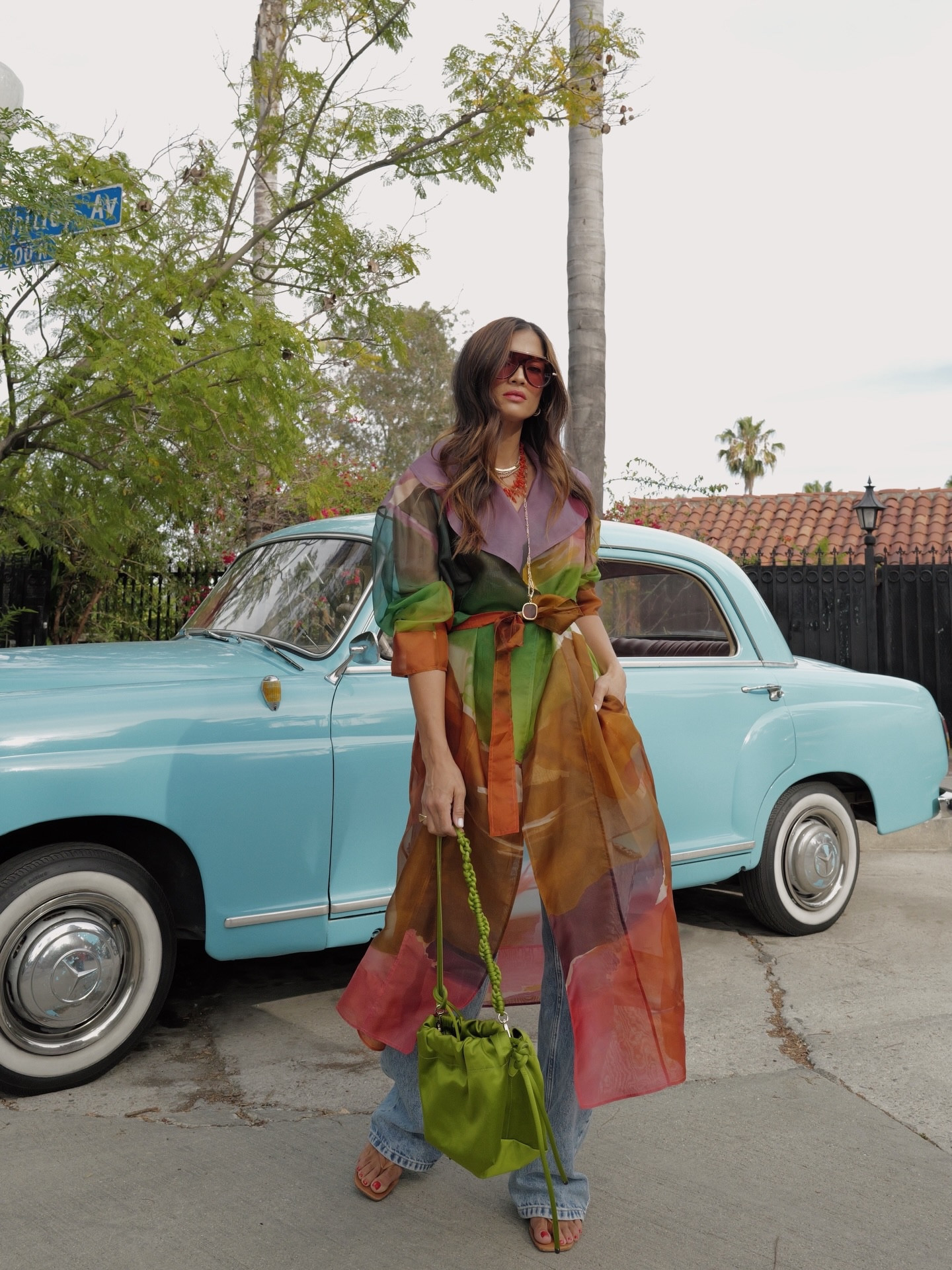 Wearing all the colors, as often as possible 🌈