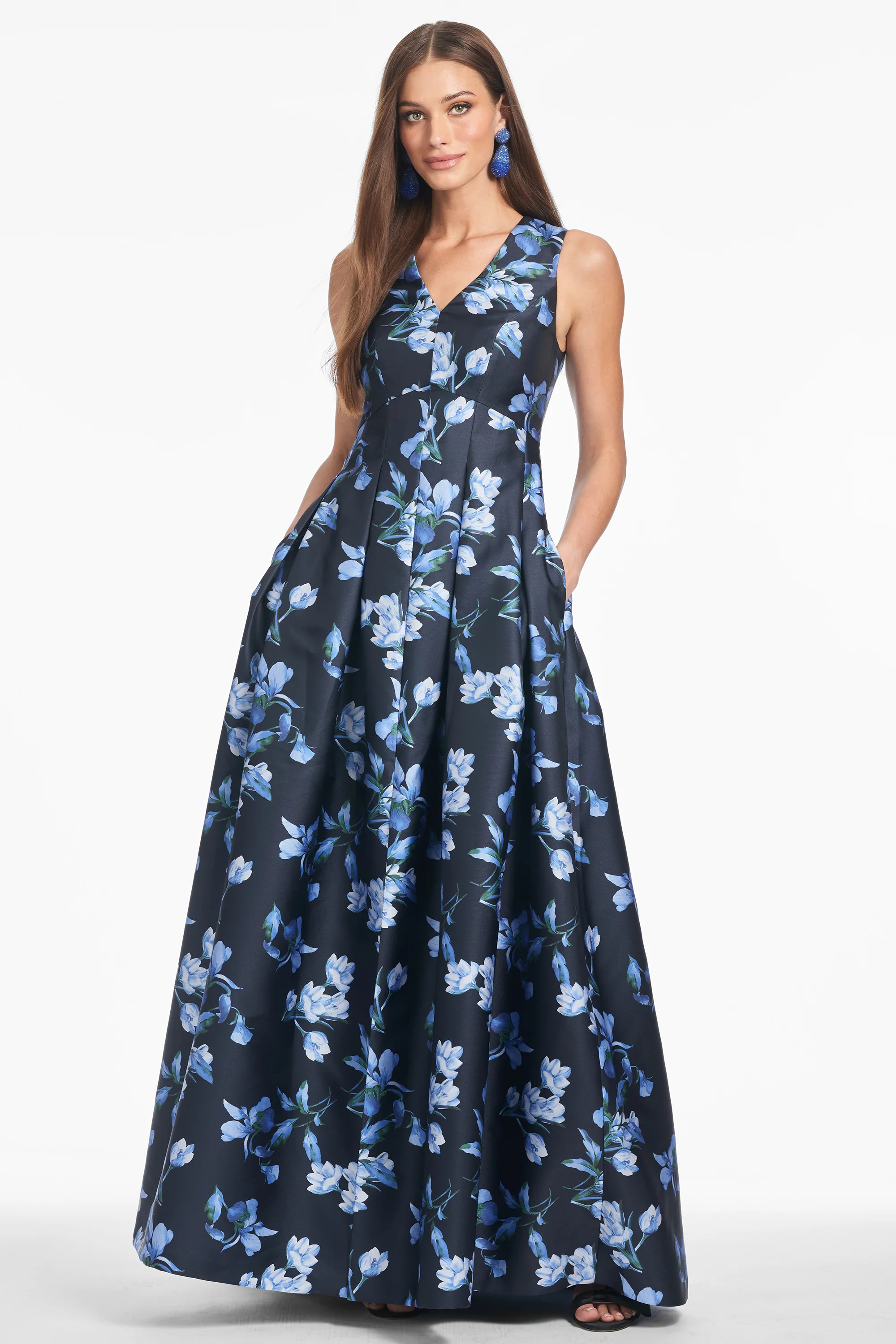 BROOKE GOWN - POSEIDON VENETIAN PETAL | Sachin and Babi