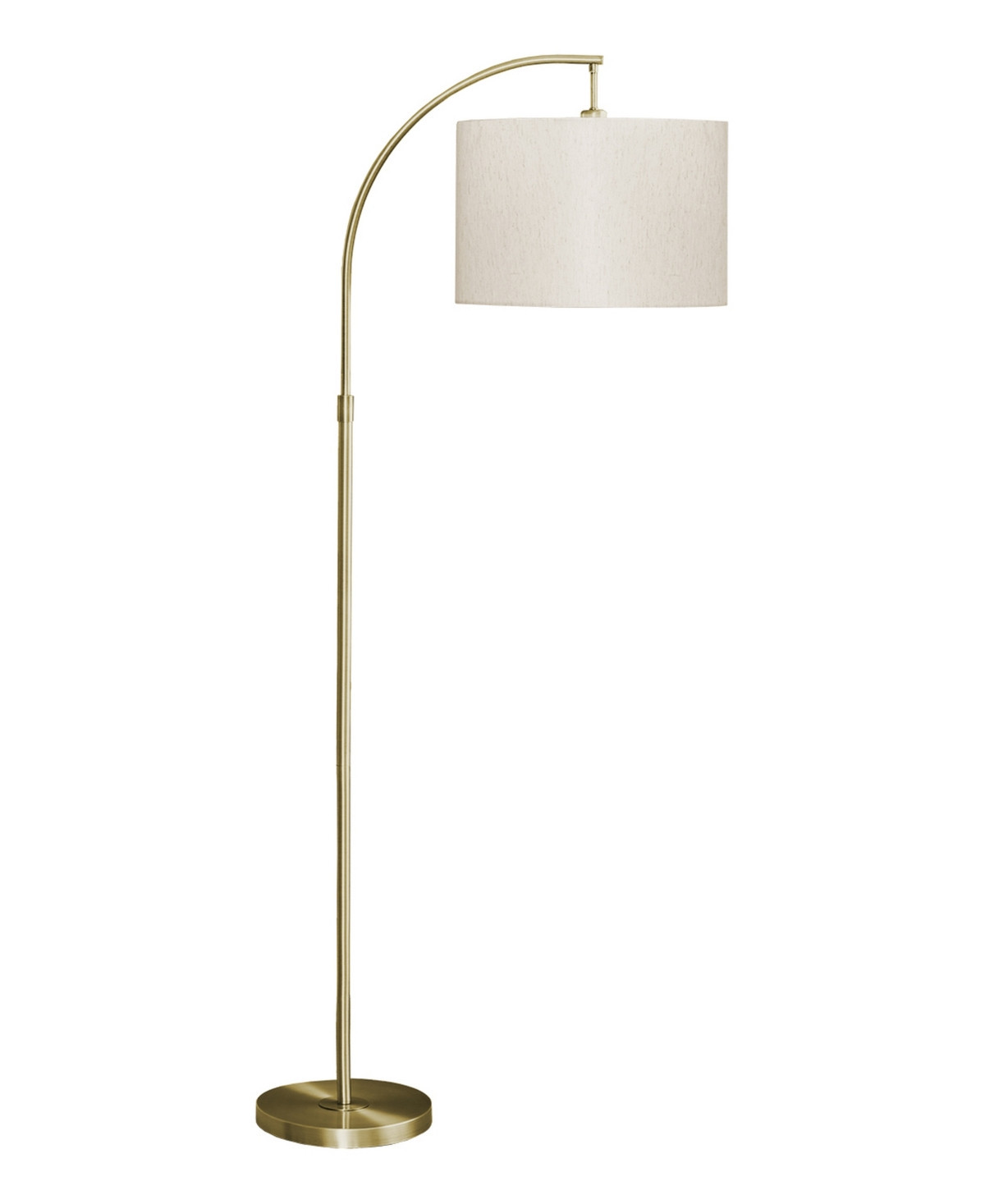 Monarch Specialties Lighting 65" Metal Arc Floor Lamp - Gold | Macy's
