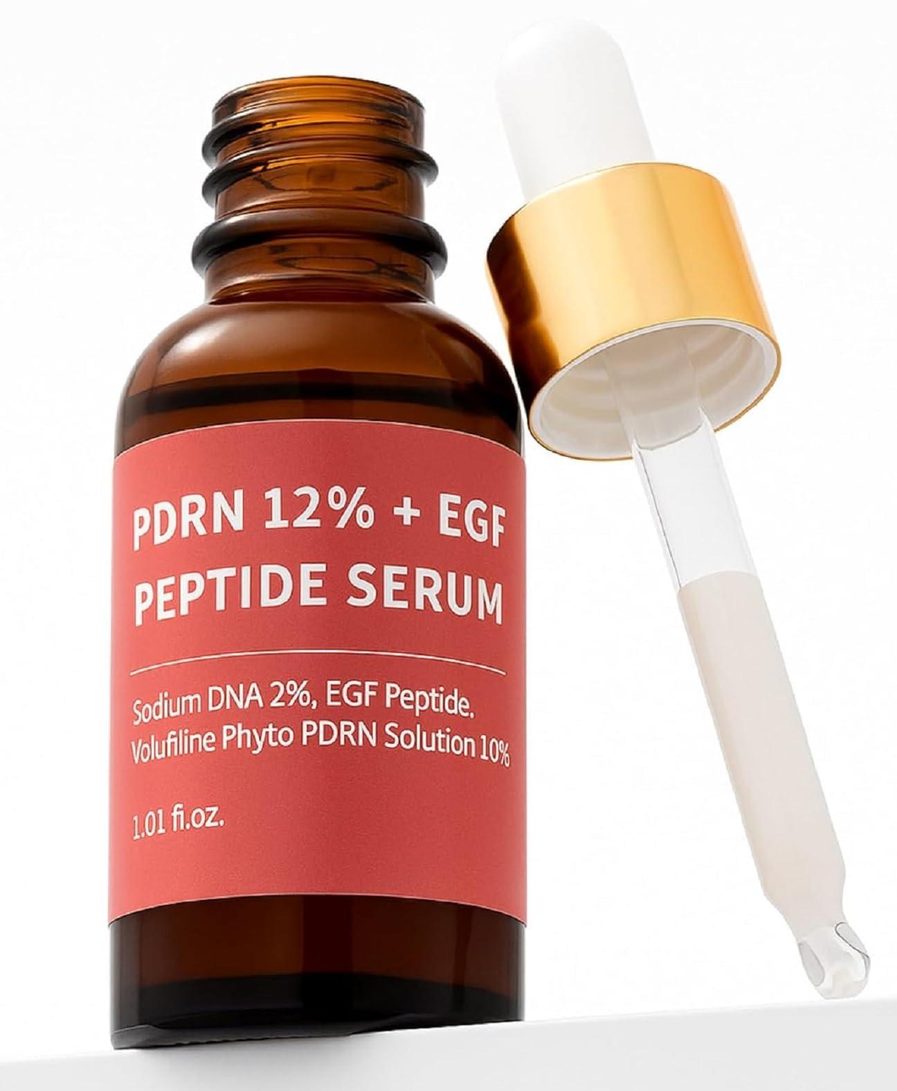 Salmon DNA PDRN 120,000 ppm EGF Peptide Microneedling Serum w/Volufiline, Phyto PDRN 12%, Growth Factor - Anti-Aging Face Serum with Niacinamide, Hyaluronic Acid 1 Fl Oz Korean Skincare | Amazon (US)