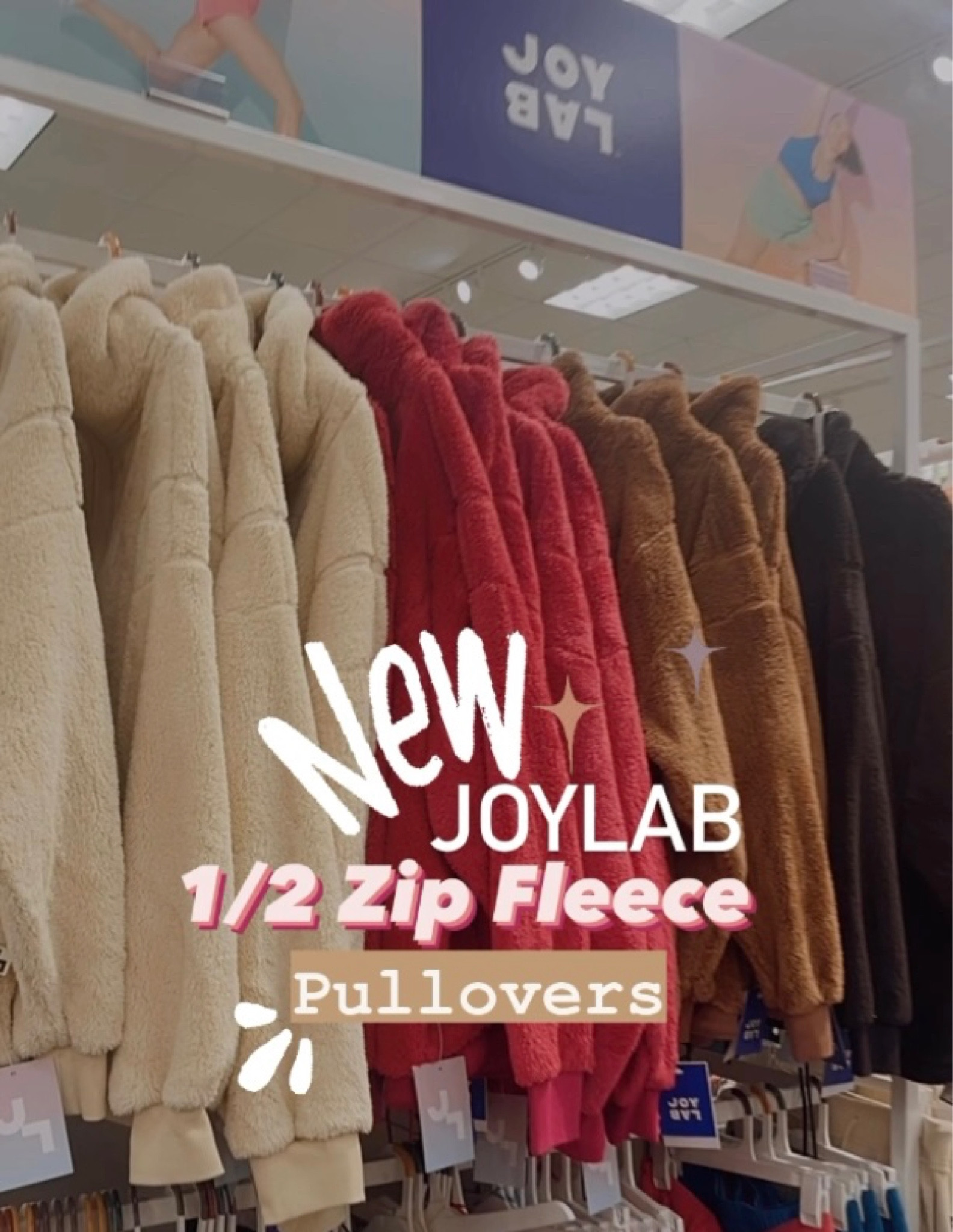 ✨NEW JOYLAB FLEECE 1/2 ZIPS PULLOVERS!! ✨ the cutest, most softest pullover you need for the colder weather 🙌🏼 comes in 4 color options, but I think the pink is my fav 💖 I can see myself living in this come wintertime! I LOVE anything soft & cozy ✨ 

#LTKunder50 #LTKSeasonal #LTKstyletip