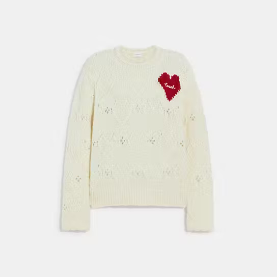 Heart Crewneck Sweater | Coach (US)