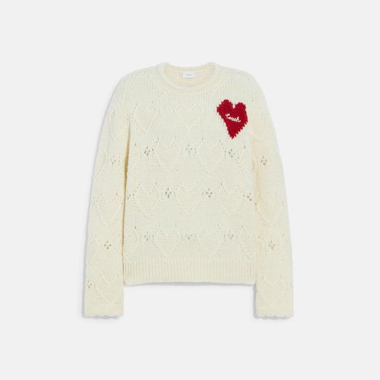 Heart Crewneck Sweater | Coach (US)