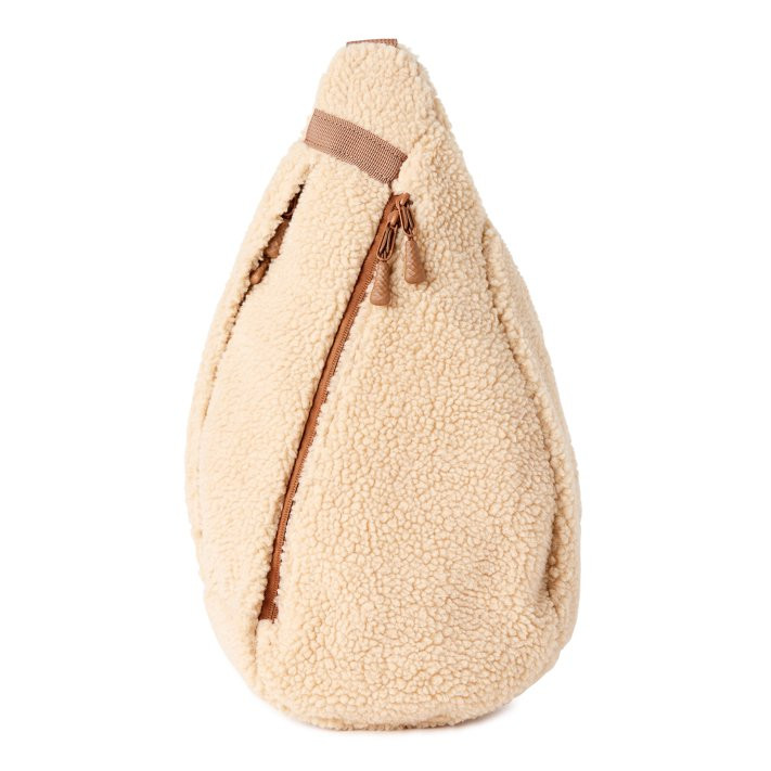 No Boundaries Women's Hands Free Zip Sling Bag Natural | Walmart (US)