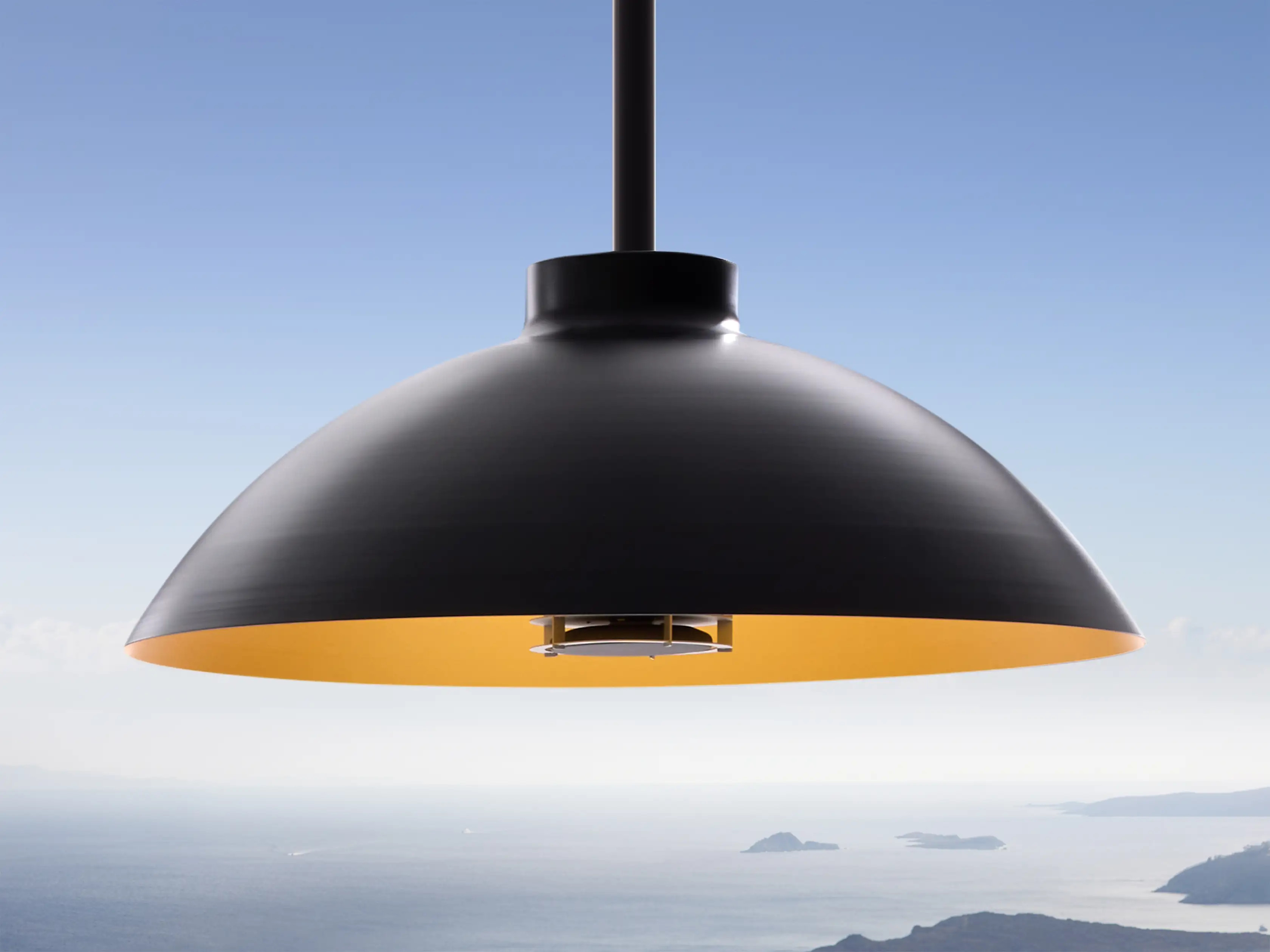 Heatsail Outdoor Dome Pendant | Arhaus