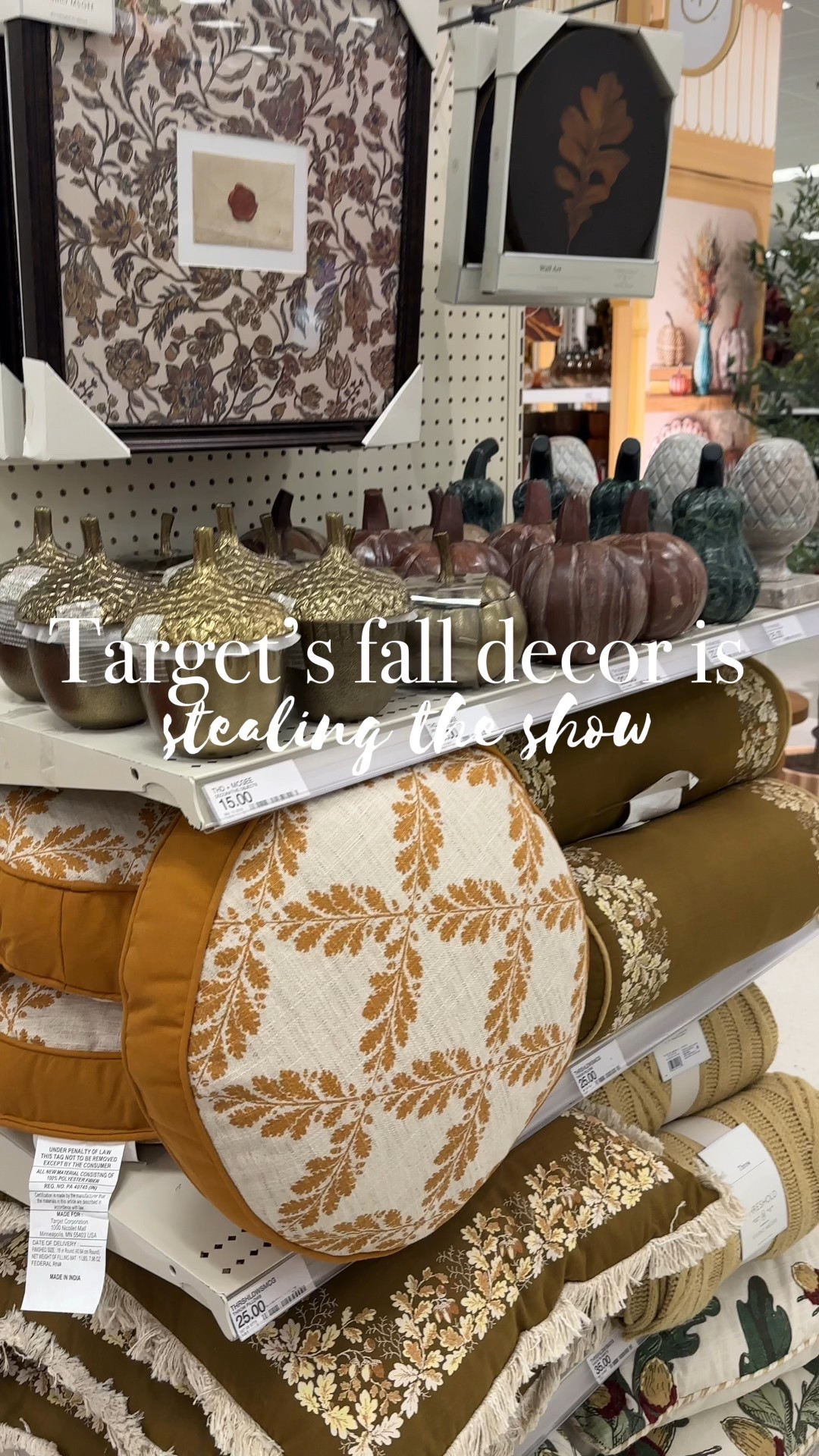 Target’s home decor is seriously stealing the show this year 🍂🤩 cozy textures, warm tones, and the cutest threshold & studio mcgee fall decor finds. I couldn’t resist grabbing a few of these pieces to make our home feel extra inviting this season! 🤎🏠 

linking all of these target fall home decor faves so you can bring these cozy vibes home too ✨🍂

#LTKSaleAlert #LTKSeasonal #LTKHome
