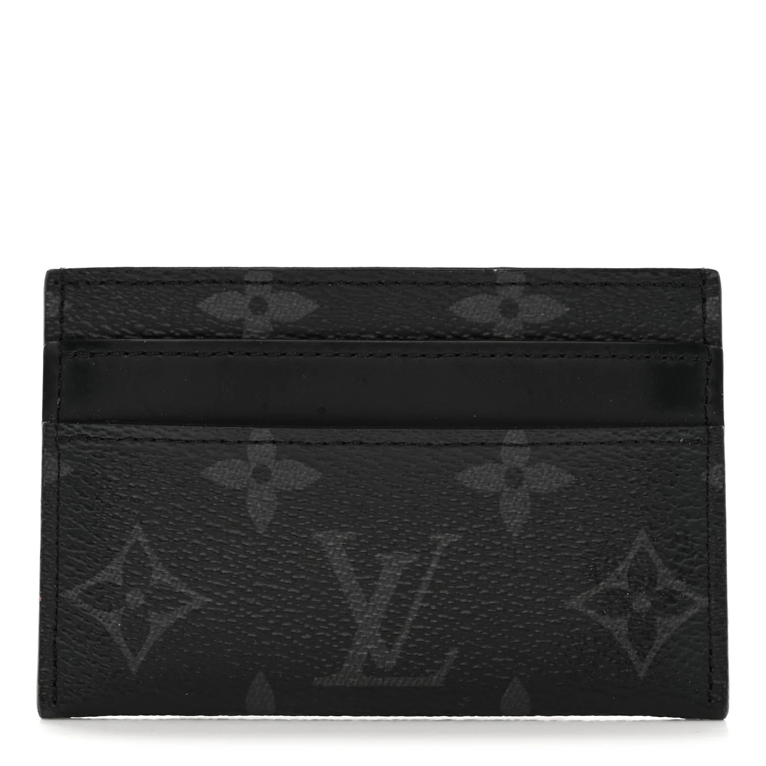 Monogram Eclipse Porte-Cartes Double Card Holder | FASHIONPHILE (US)
