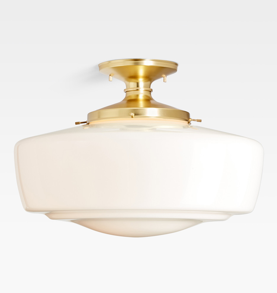 Eastmoreland 8" Fitter Semi-Flush Fixture | Rejuvenation