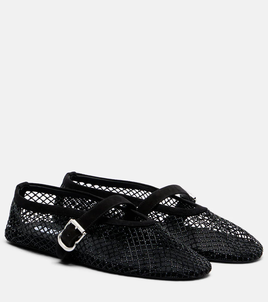 Alaïa Ballerines en résille à ornements | Mytheresa (FR)