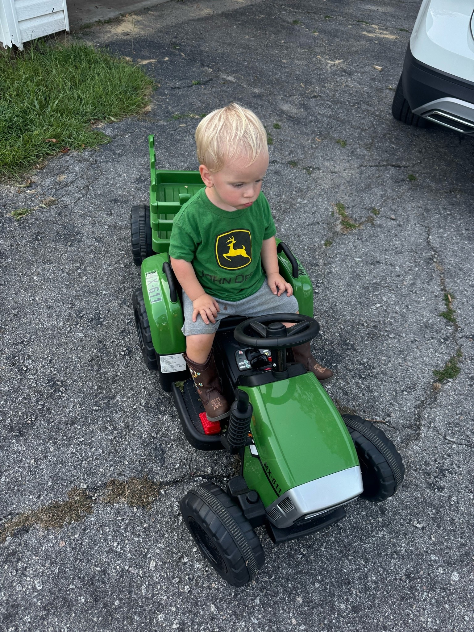Just a boy and his tractor 🚜

#LTKmomlife #LTKKids