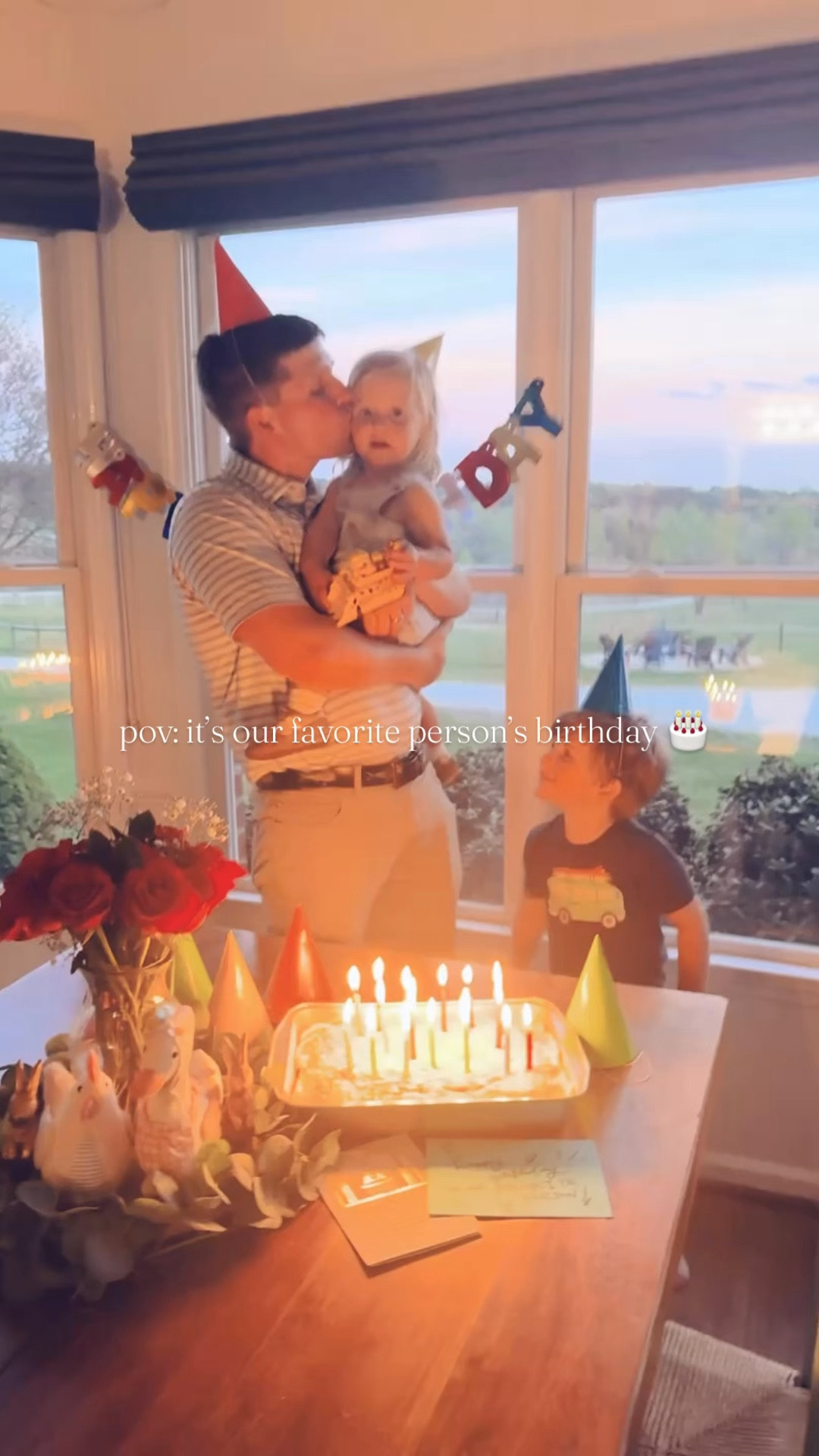 Oh we’ve just had the happiest little night here at home 🏡 on the farm 🌳 celebrating our very favorite guy’s birthday!!!! 🎂🎉🥳🎈🎊 We love you SO much, @wesmabry !!!! 😍 #birthdayboy #birthdaycelebrations #ohhappytimes 

We love celebrating 🎉 you, daddy!!! 🫶🏽 Oh how your babies (& wifey 💓) all love and adore 🥰 you!!!! 🎈🎂 The boys had been SO excited about daddy’s cake 🍰 all day and getting to help blow out the candles 🔥 - so stinking sweet!!! Happy happy birthday, my love!!!! 😍 #ourfavoritepersonsbirthday 

A fancy date night 🍽️ last night at the Piedmont Club 🌼 (for our “birthaversary” haha 🤭), all the Easter 🐣 sweetness at our local Bible study 📖 group today (look at those adorable resurrection crafts & snack 🍩 J did in his preschool class 💒 today 🪨✝️), the sweetest view out the homeschool room 🎨 of their art 🖼️ from this week (makes me so happy 🤗), and daddy’s birthday cake 🎂 tonight… these truly are the sweetest memories I just want to bottle up forever!!! ♾️ #thesearethememories

#LTKHome