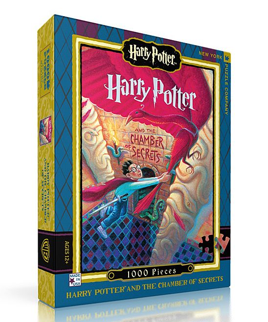 New York Puzzle Company Puzzles - Harry Potter & the Chamber of Secrets Cover 1,000-Piece Puzzle | Zulily