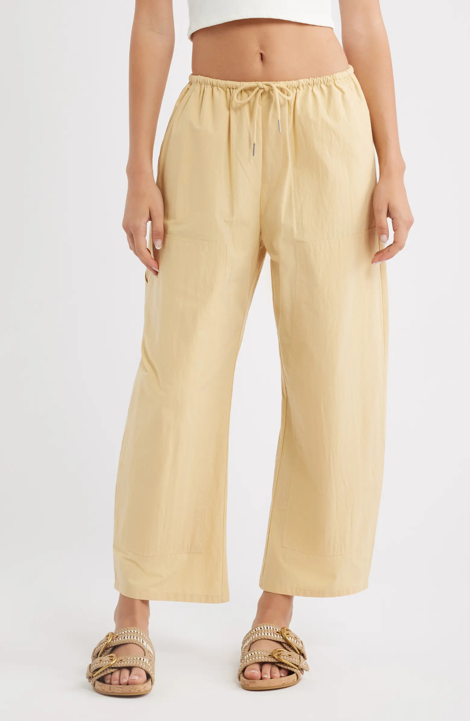 Pistola Theo Cotton Drawstring Pants | Nordstrom | Nordstrom