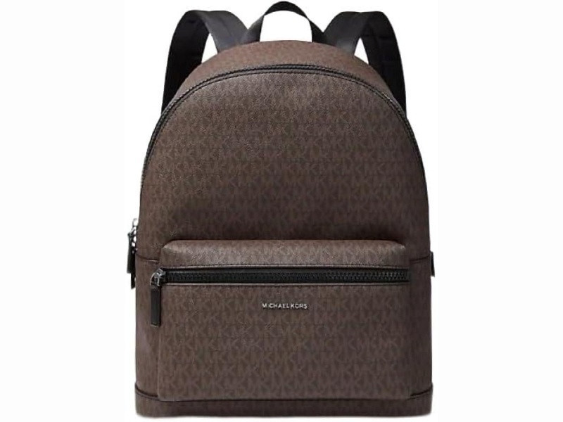 Michael Kors Copper Medium Backpack in Brown MK Logo | JTV Jewelry