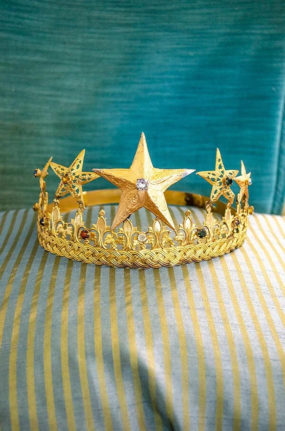 Rare Lg Antique French Crown Religious Crown Gilt Metal | Etsy | Etsy (US)