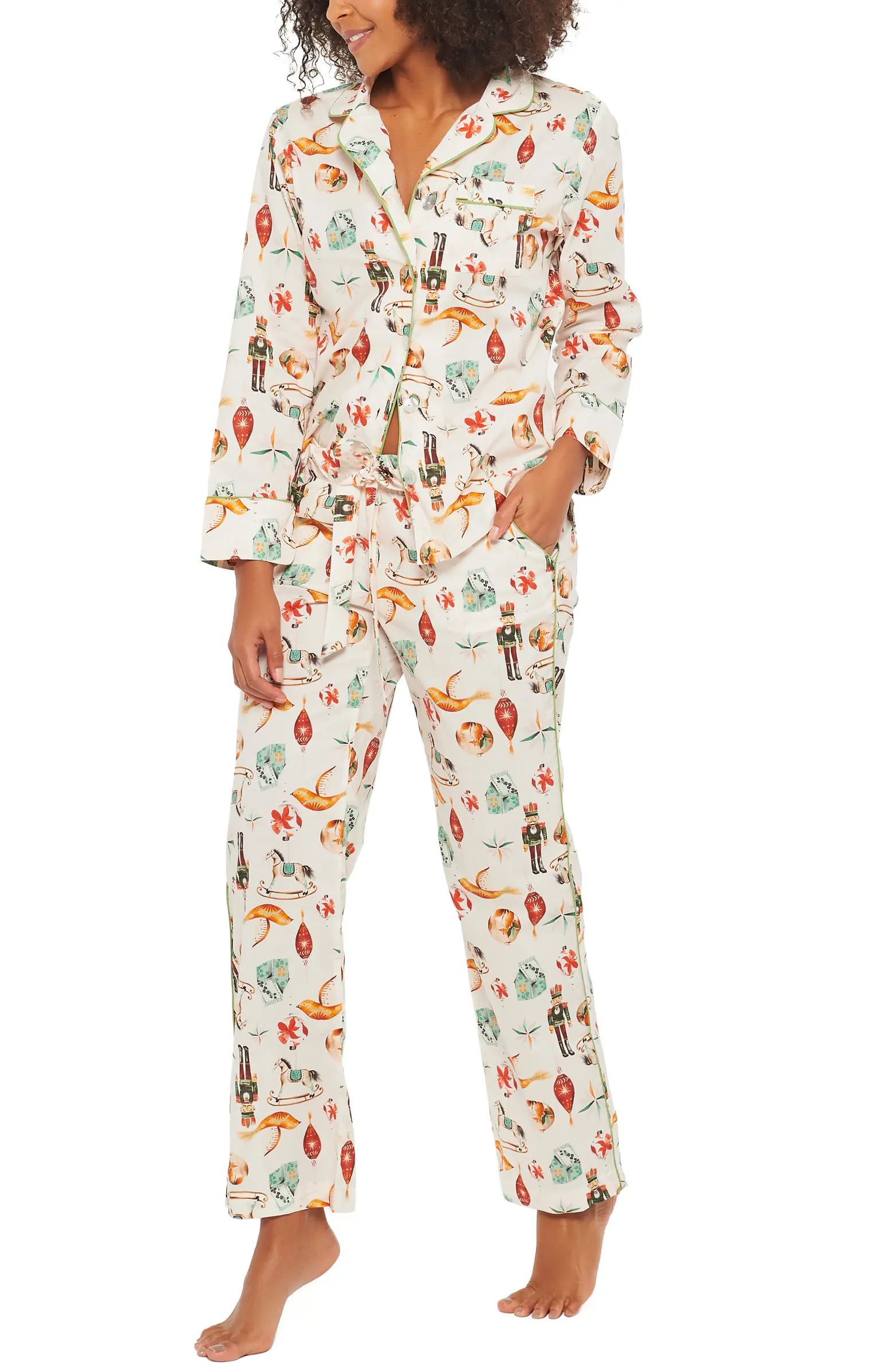 Emma Nutcrackers Cotton Pajamas | Nordstrom