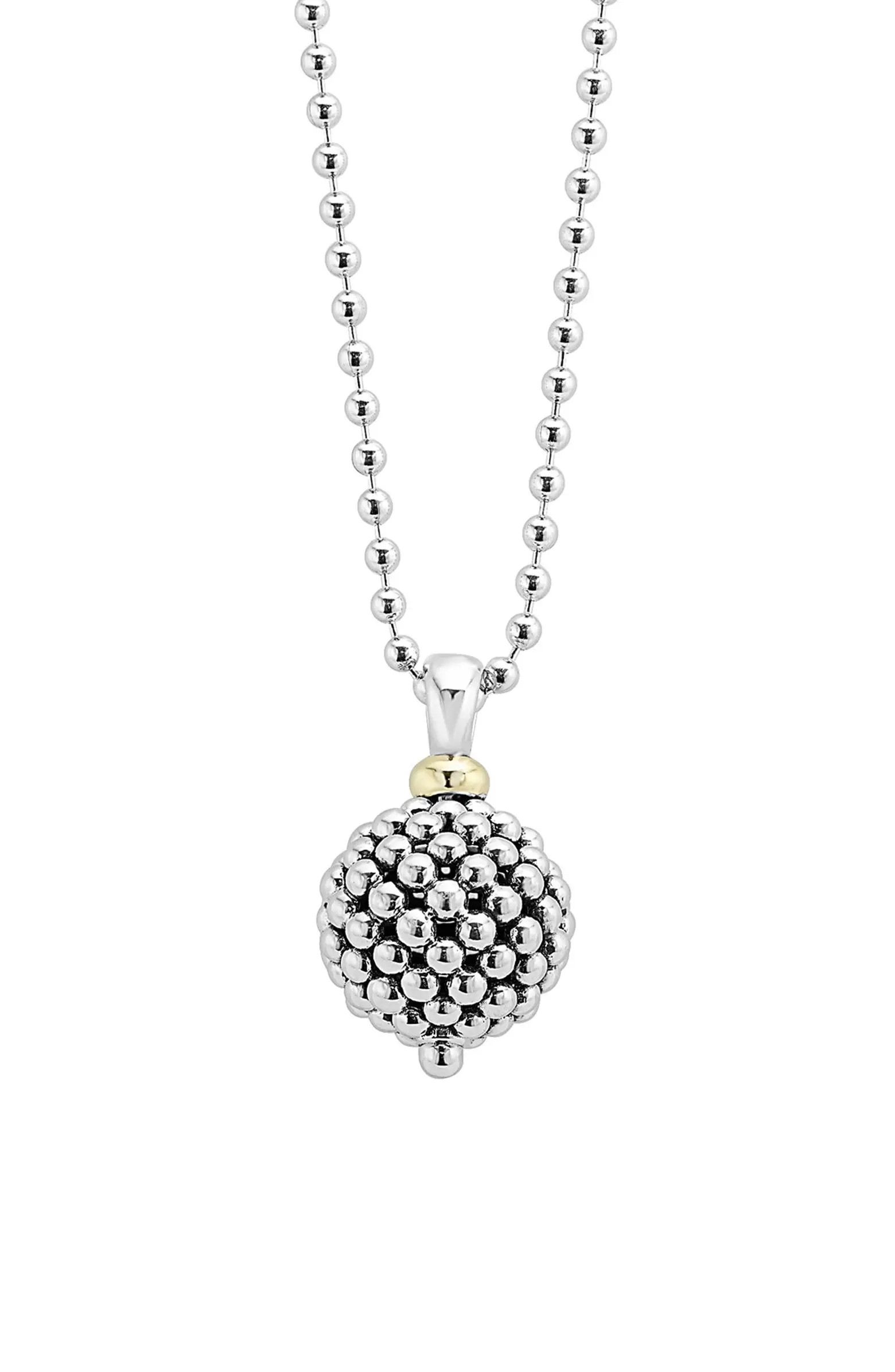 Sterling Silver Ball Long Pendant Necklace | Nordstrom