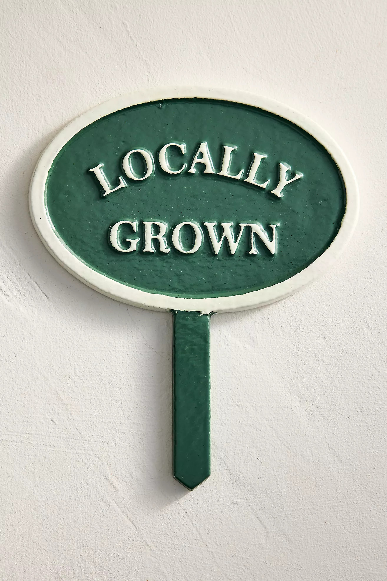 Locally Grown Staked Iron Sign | Anthropologie (US)