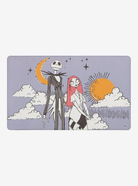 Disney The Nightmare Before Christmas Sally & Jack Skellington Celestial Kitchen Mat | BoxLunch