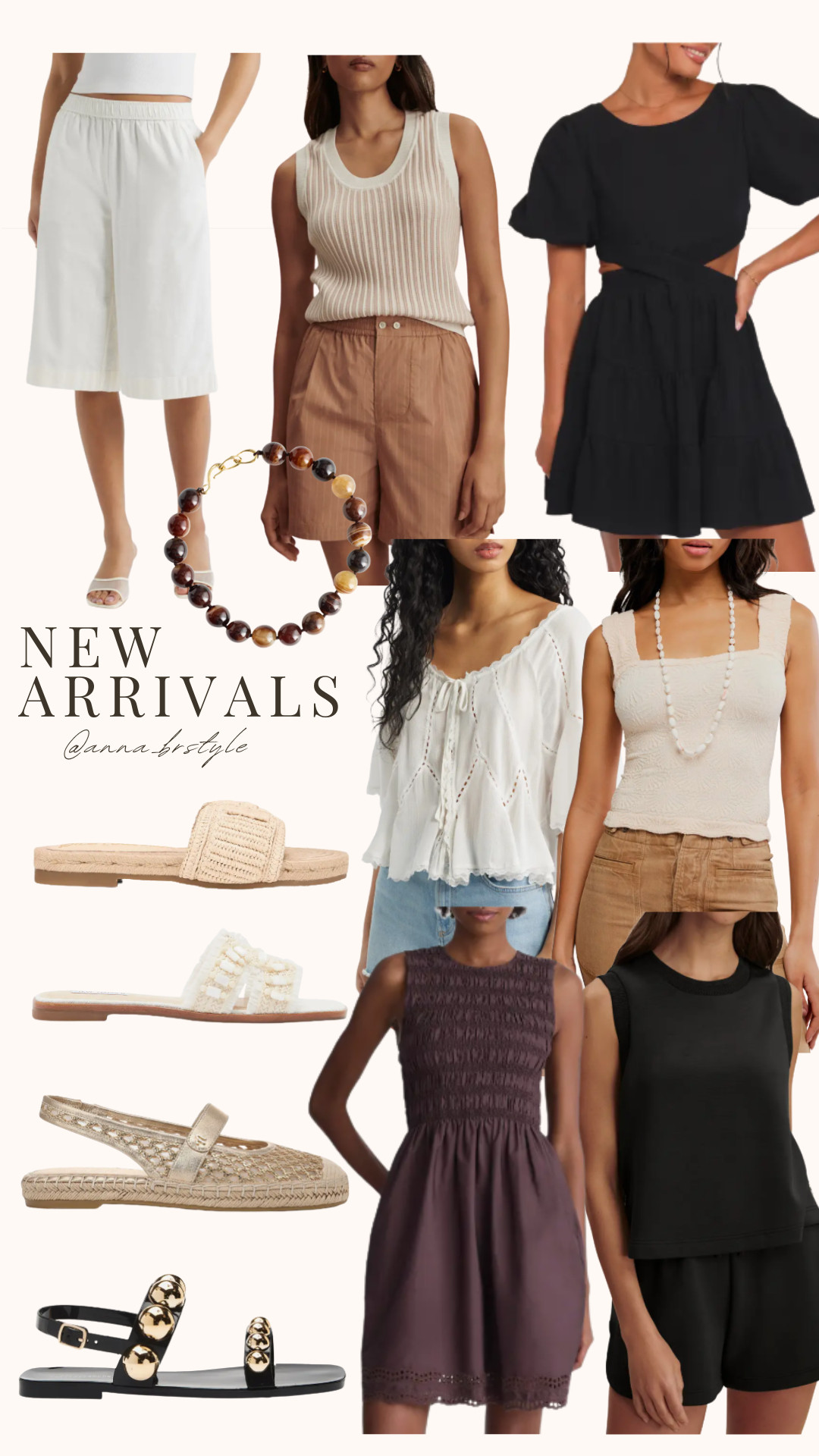 Neutral summer fashion, vacation sandals, LBD, summer black set, blach short dress, annabrstyle 

 #LTKOver40