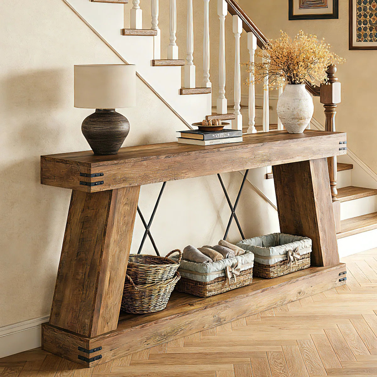 70.9" Farmhouse Console Table | Wayfair North America