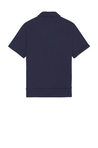 Polo Ralph Lauren Short Sleeve Loopback Terry Polo Sweatshirt in Cruise Navy from Revolve.com | Revolve Clothing (Global)