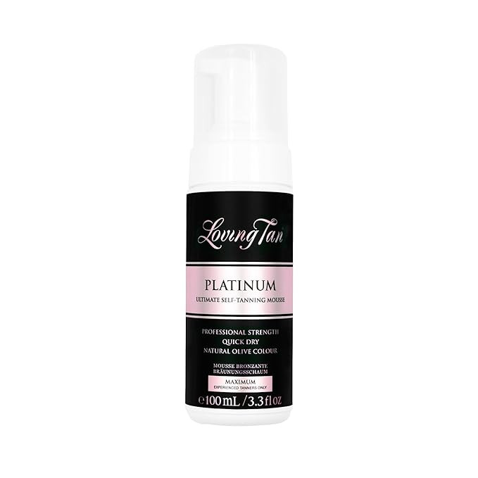 Loving Tan Platinum Mousse, Dark - Streak Free, Natural Looking, Professional Strength Sunless Ta... | Amazon (US)