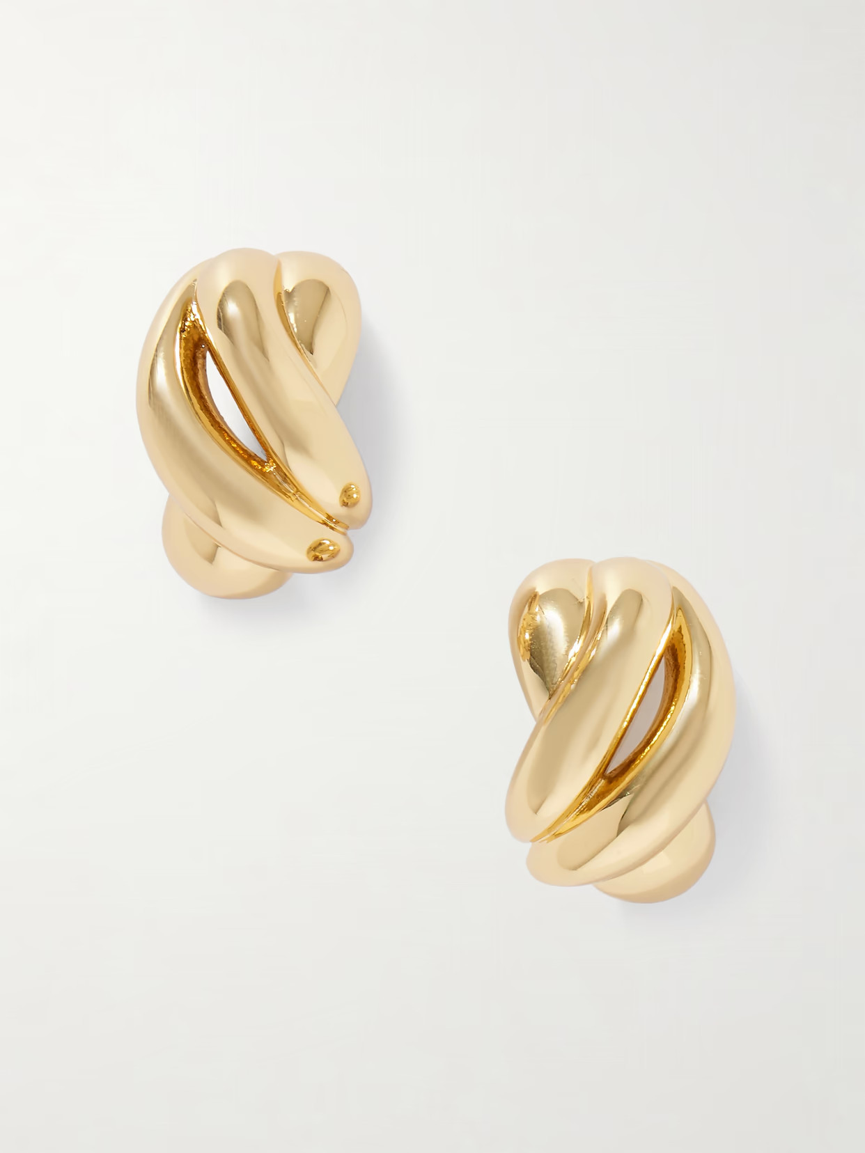 Roxanne Assoulin - The Knot Gold-tone Earrings - One size | NET-A-PORTER (UK & EU)