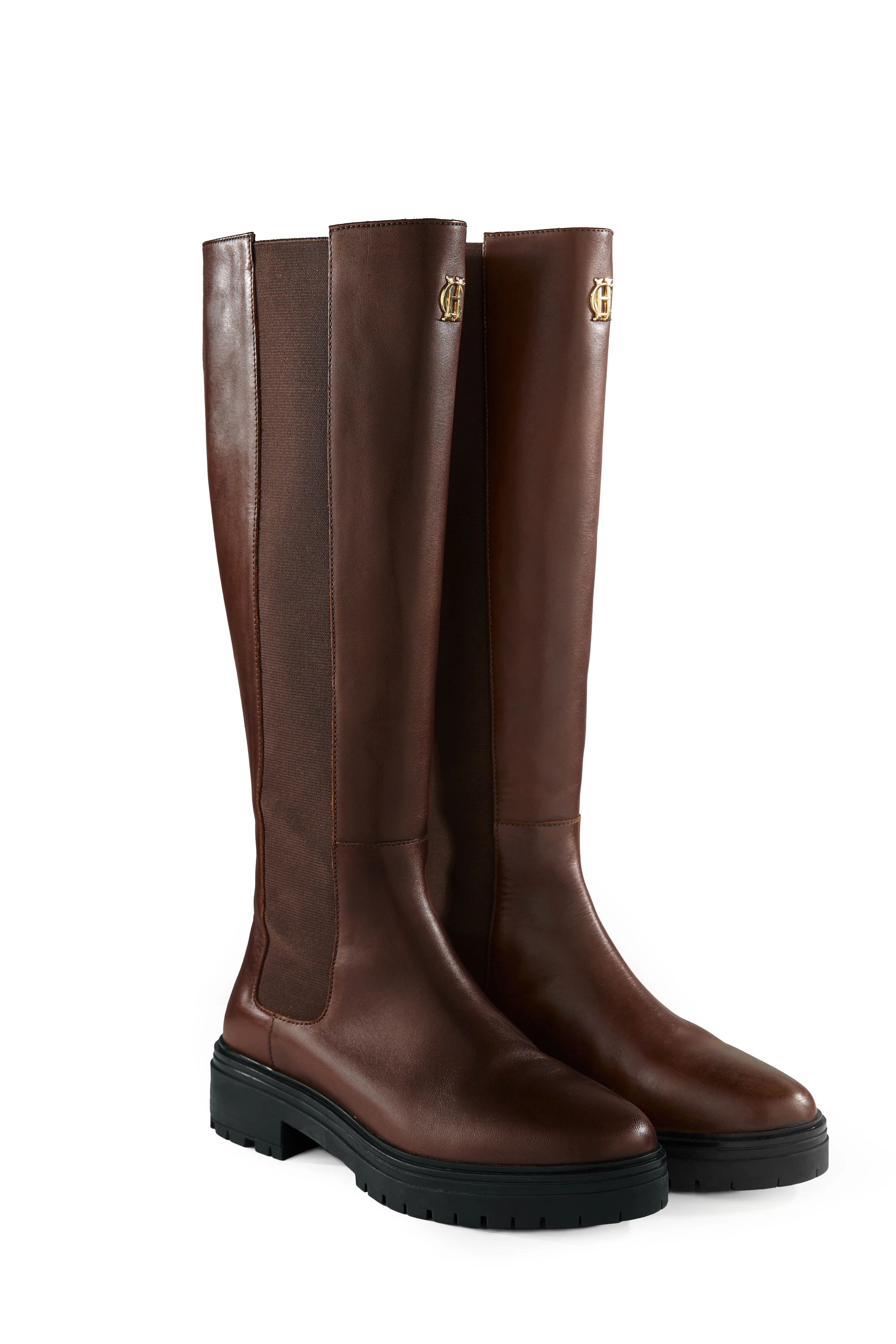 Astoria Knee Boot (Rich Chocolate) | Holland Cooper