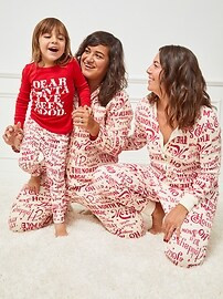 Gender-Neutral Matching Printed Snug-Fit Pajama Set for Kids | Old Navy (US)
