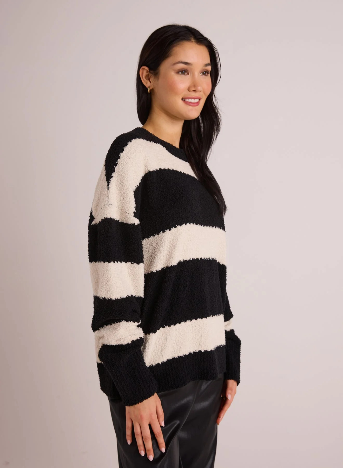 OVERSIZED CREW NECK SWEATER BNBLK - Bella Dahl | Bella Dahl