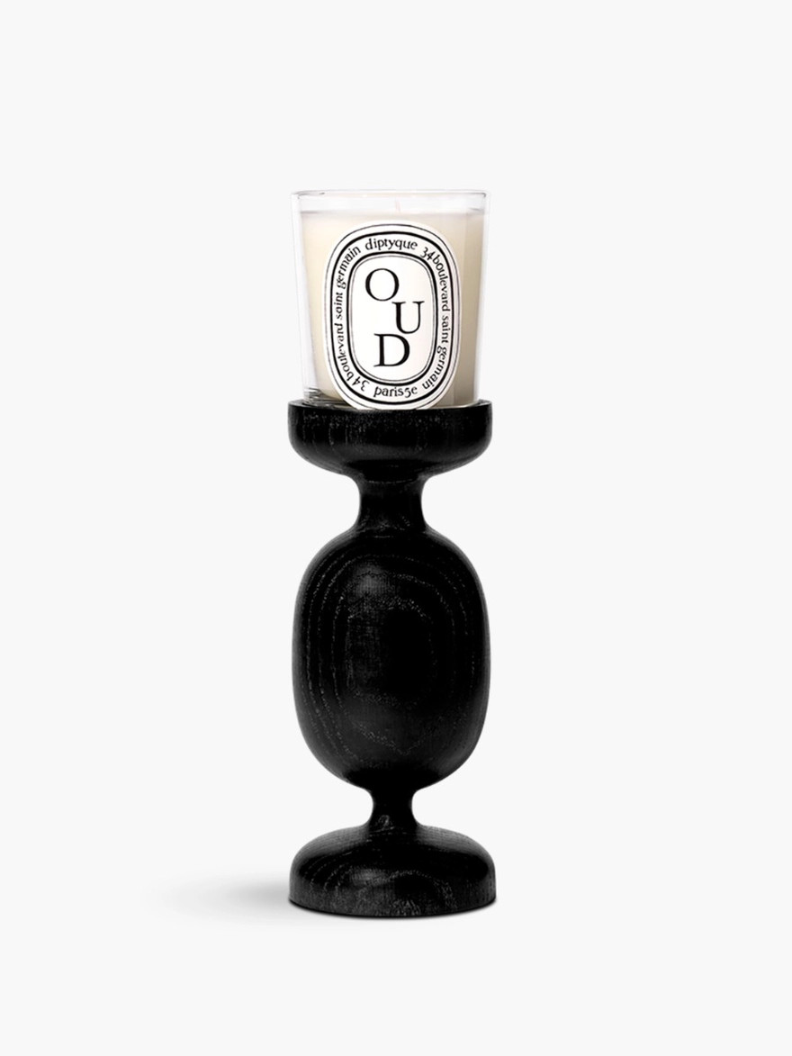 Black Column Candle Holder | Diptyque (UK)