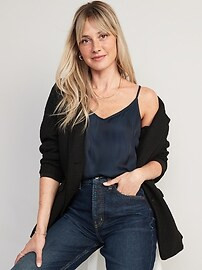 V-Neck Satin Cami Top for Women | Old Navy (US)