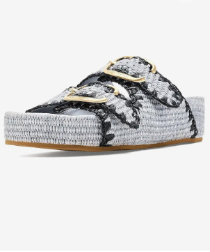 Loeffler Randall
Nico Two Band Sandals.  So cute and comfy. 

 #LTKOver40