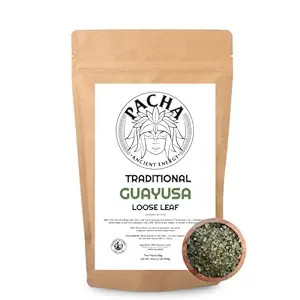 Pacha Ancient Energy Guayusa Tea - 32oz (2LB) | Organic Loose Leaf Tea | Traditional Guayusa Loos... | Amazon (US)