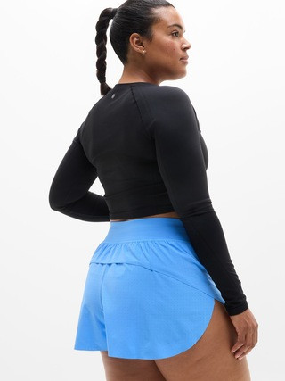 Glide Perforated Run Short | Athleta | Athleta