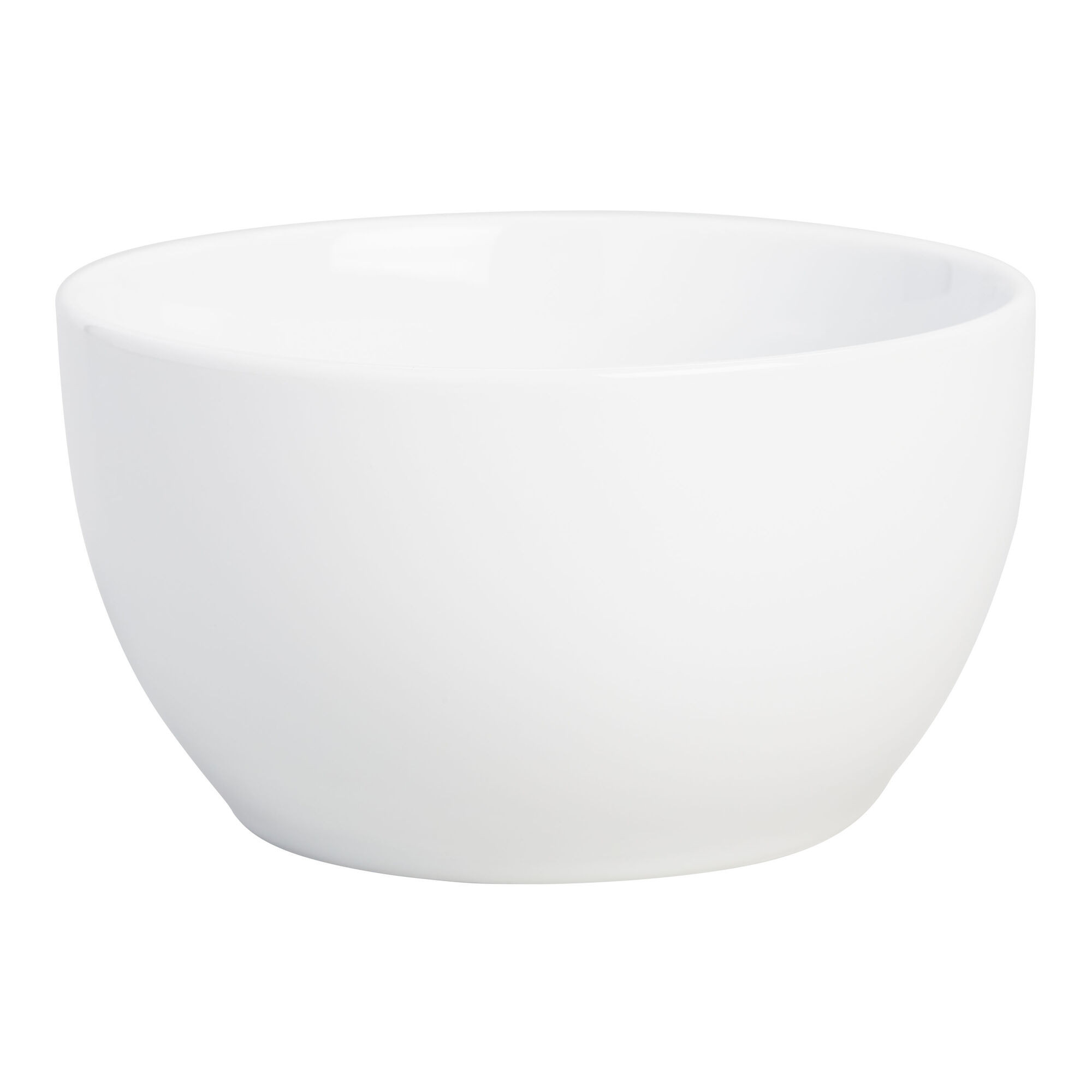Coupe White Porcelain Cereal Bowl Set Of 4 | World Market