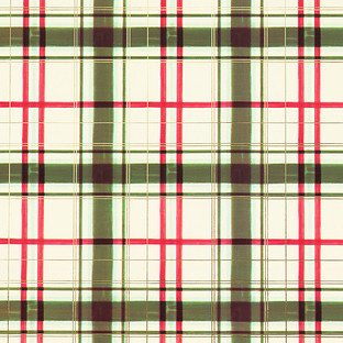 Paper Source Wrap Holiday Painted Plaid Stone | The Container Store