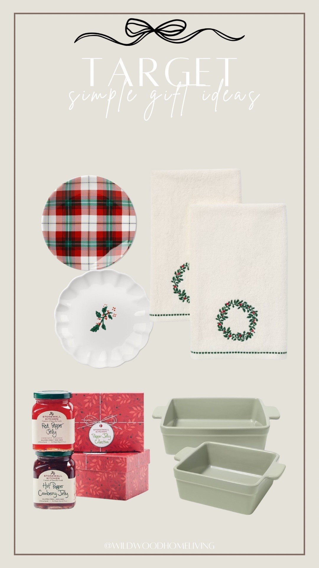 A simple gift idea for her! Perfect for the hostess, homebody, or cook. Mix and match cute appetizer plates, festive hand towels or a baking set for a thoughtful idea. All Target finds!

#LTKFindsUnder50 #LTKHoliday #LTKGiftGuide