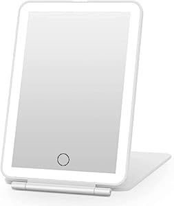FUNTOUCH Rechargeable Travel Makeup Vanity Mirror with 72 Led Lights, Portable Lighted Makeup Bea... | Amazon (US)