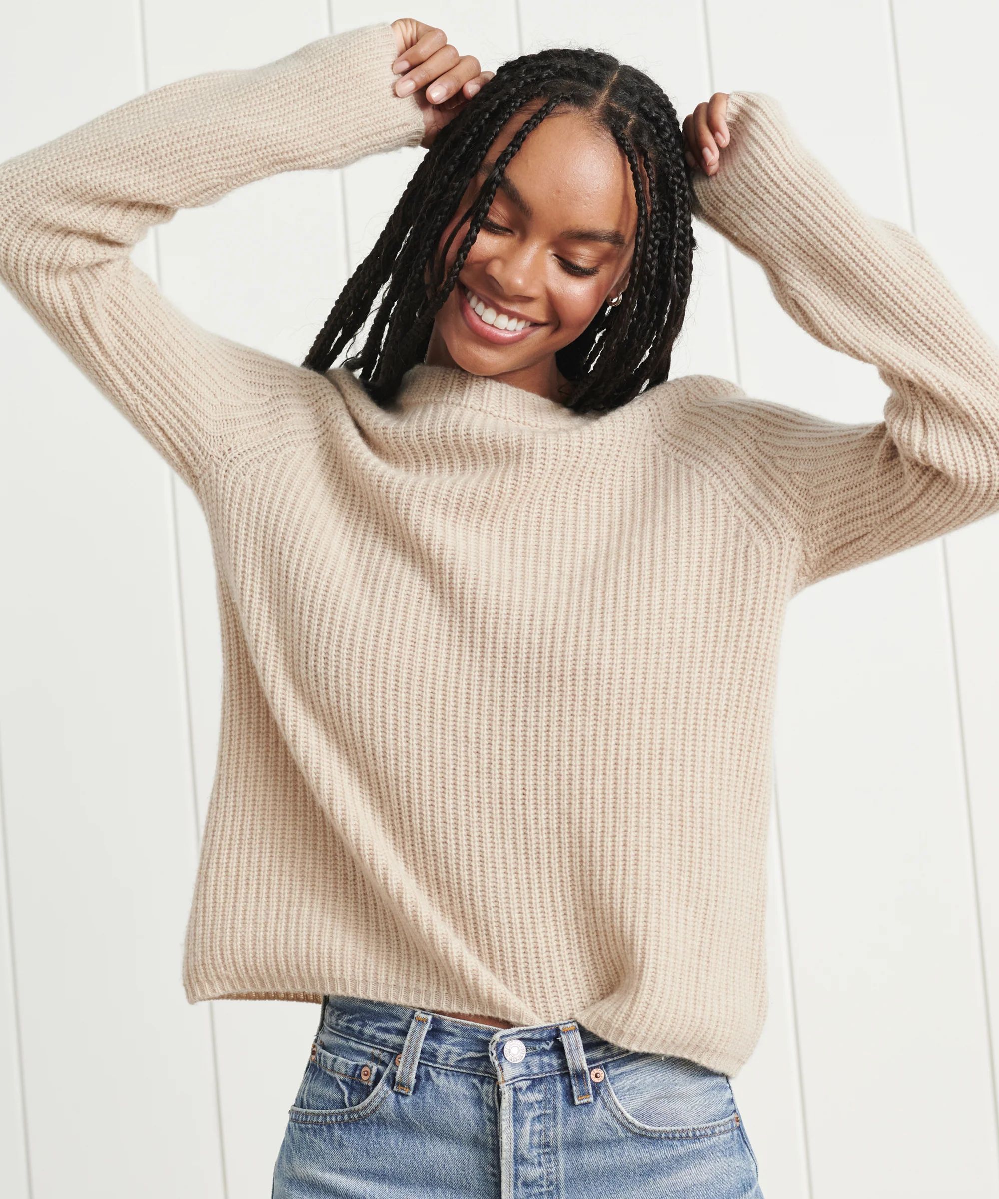 Cashmere Fisherman Sweater | Jenni Kayne