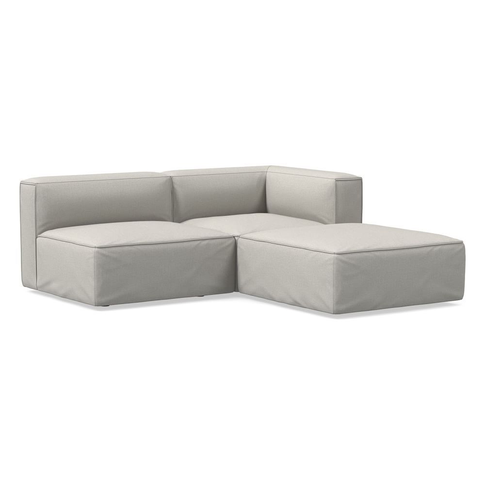Remi Slipcover 3-Piece Sectional | West Elm (US)